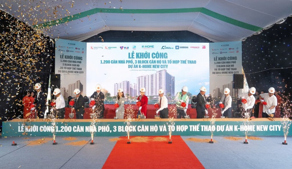 Kim Oanh Land tiếp tục khởi công 1.200 căn nhà phố, 3 block căn hộ tại dự án K-Home New City