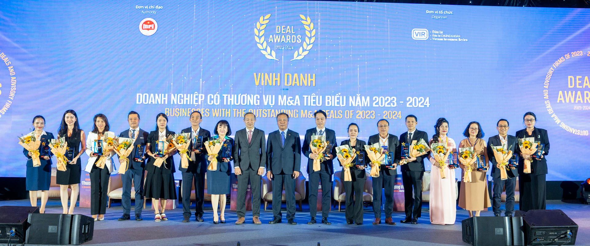 Top 15 Doanh nghiệp có thương vụ M&A tiêu biểu năm 2023 -2024 được vinh danh tại chương trình