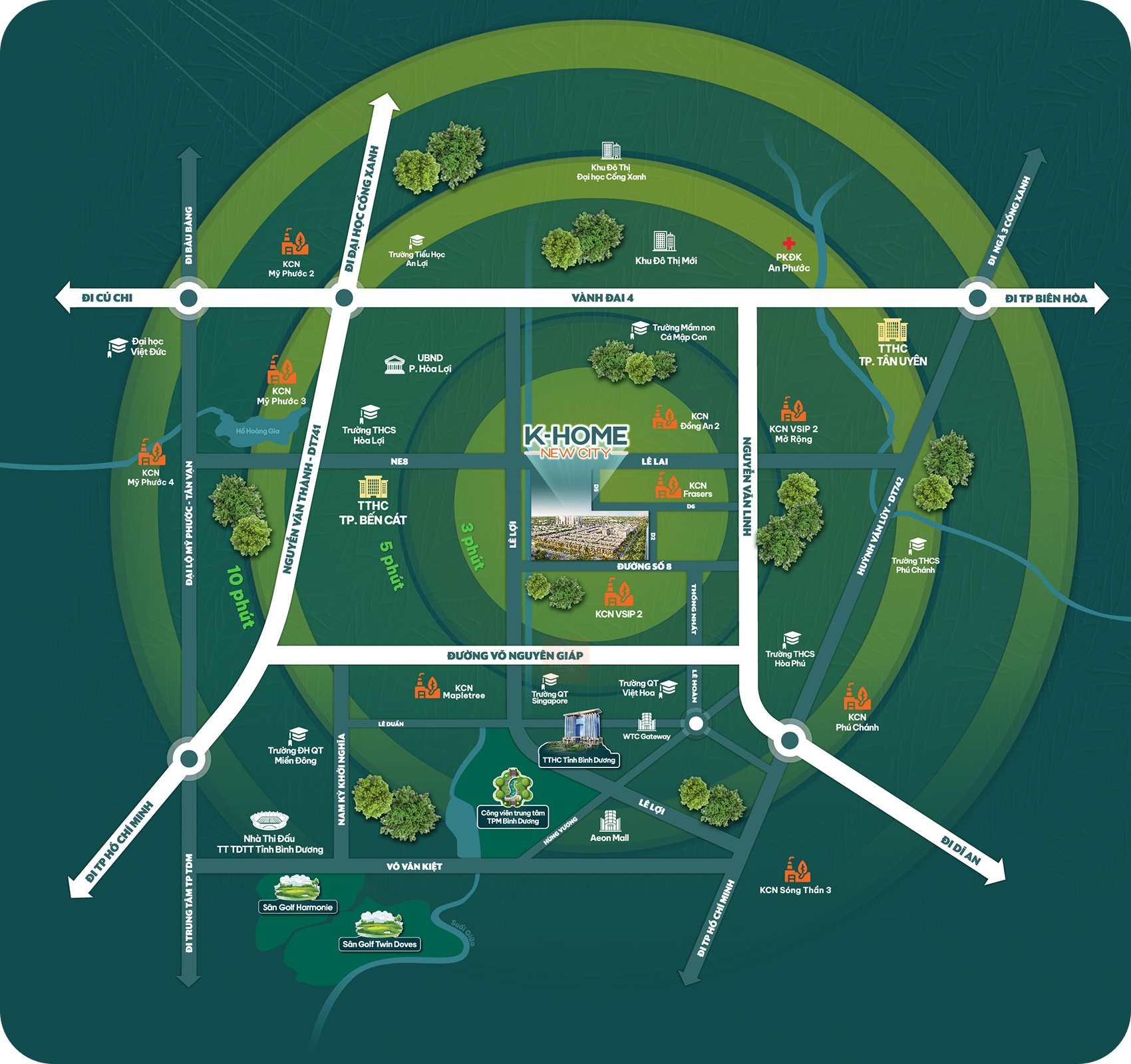 Vị trí dự án K.Home New City